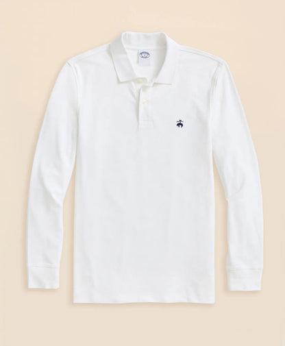 Golden Fleece® Stretch Supima® Long-Sleeve Polo Shirt | Brooks Brothers cheap