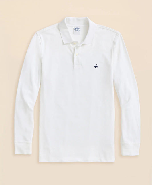 Golden Fleece® Stretch Supima® Long-Sleeve Polo Shirt | Brooks Brothers cheap