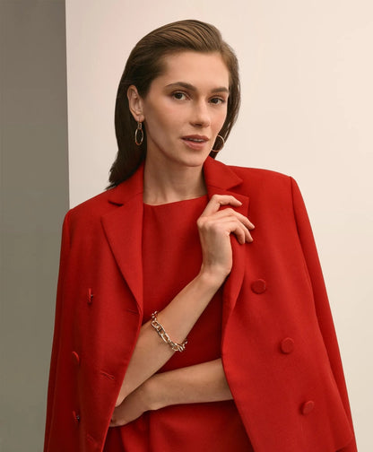 Gold-Toned Mariner Link Drop Hoop Earrings | Brooks Brothers for sale