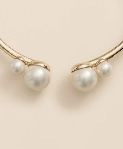 Gold-Tone Faux-Pearl Bangle | Brooks Brothers online shop