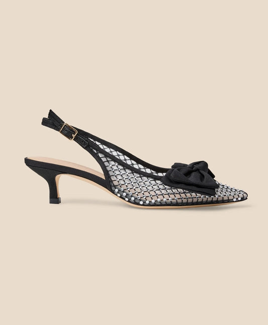 Jack Rogers Debra Jeweled Kitten Heel Slingbacks | Brooks Brothers discount