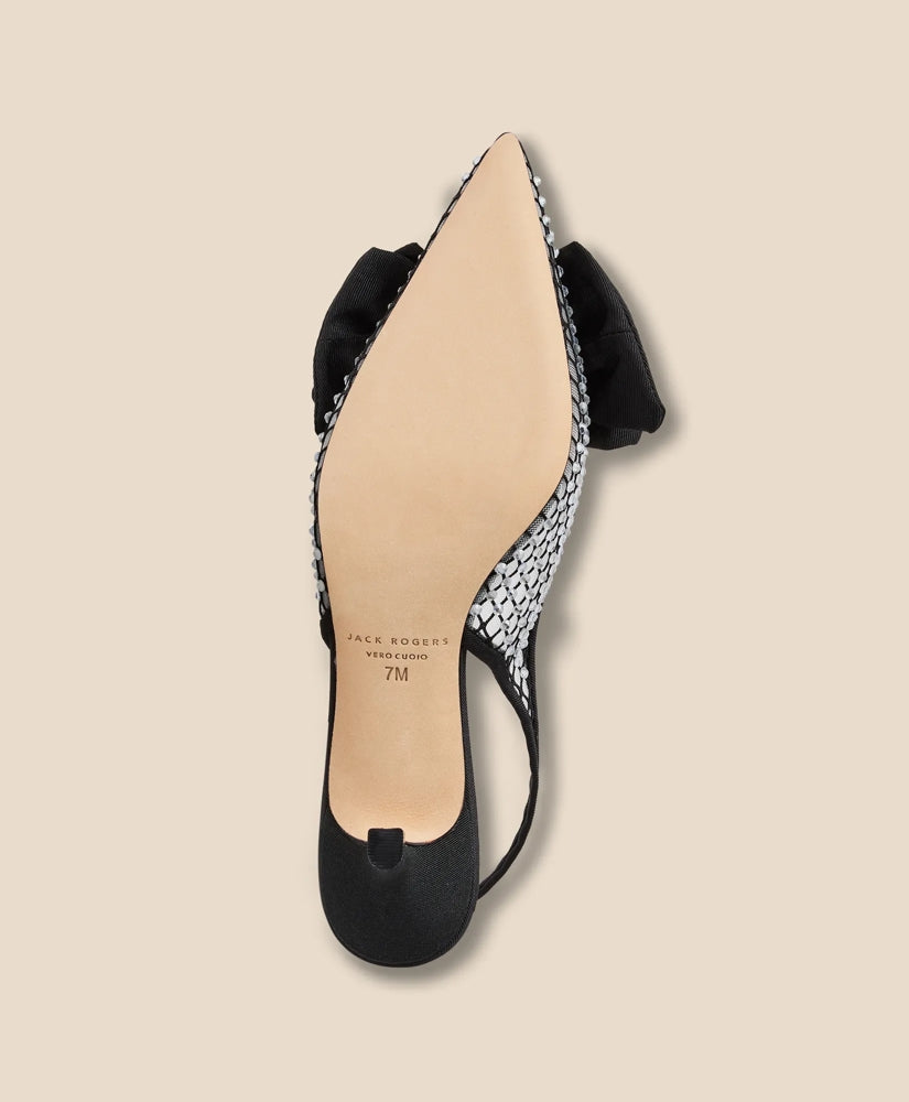 Jack Rogers Debra Jeweled Kitten Heel Slingbacks | Brooks Brothers discount