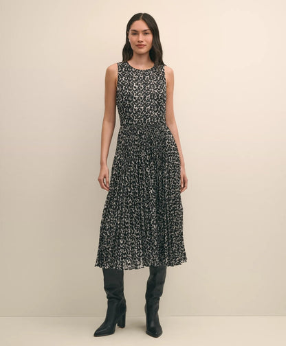 Leaf Motif Jacquard Dress | Brooks Brothers on sale