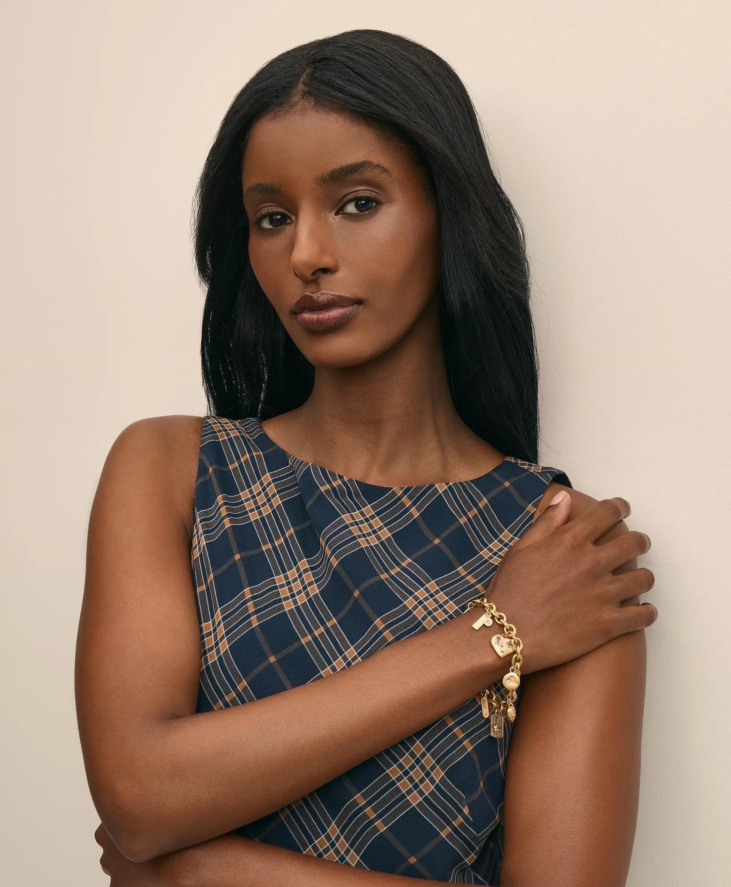 Loni Paul Charm Bracelet in 14K Plated Gold | Brooks Brothers online