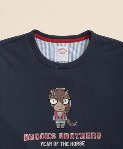 Men's Lunar New Year 100% Cotton Graphic T-Shirt | Brooks Brothers online shop