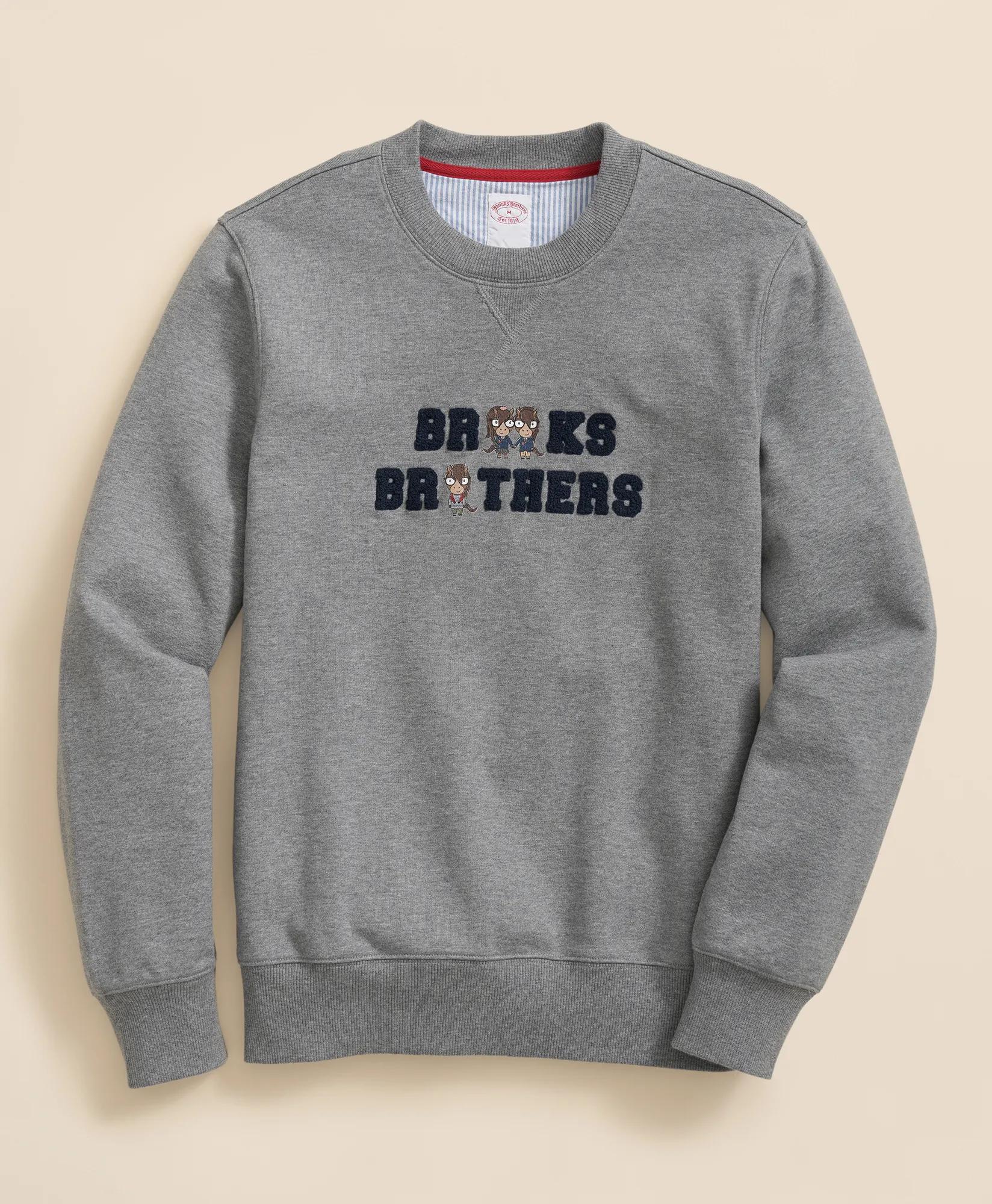 Men's Lunar New Year French Terry Sweatshirt | Brooks Brothers cheap