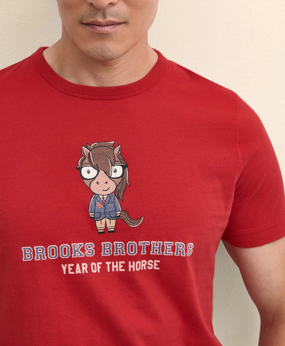 Men's Lunar New Year Graphic T-Shirt | Brooks Brothers on sale