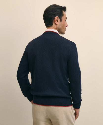 Men's Lunar New Year Merino Wool-Blend Intarsia Crewneck Sweater | Brooks Brothers for sale