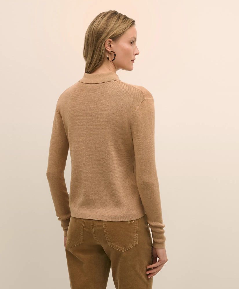 Mercerized Cotton Polo Cardigan | Brooks Brothers cheap