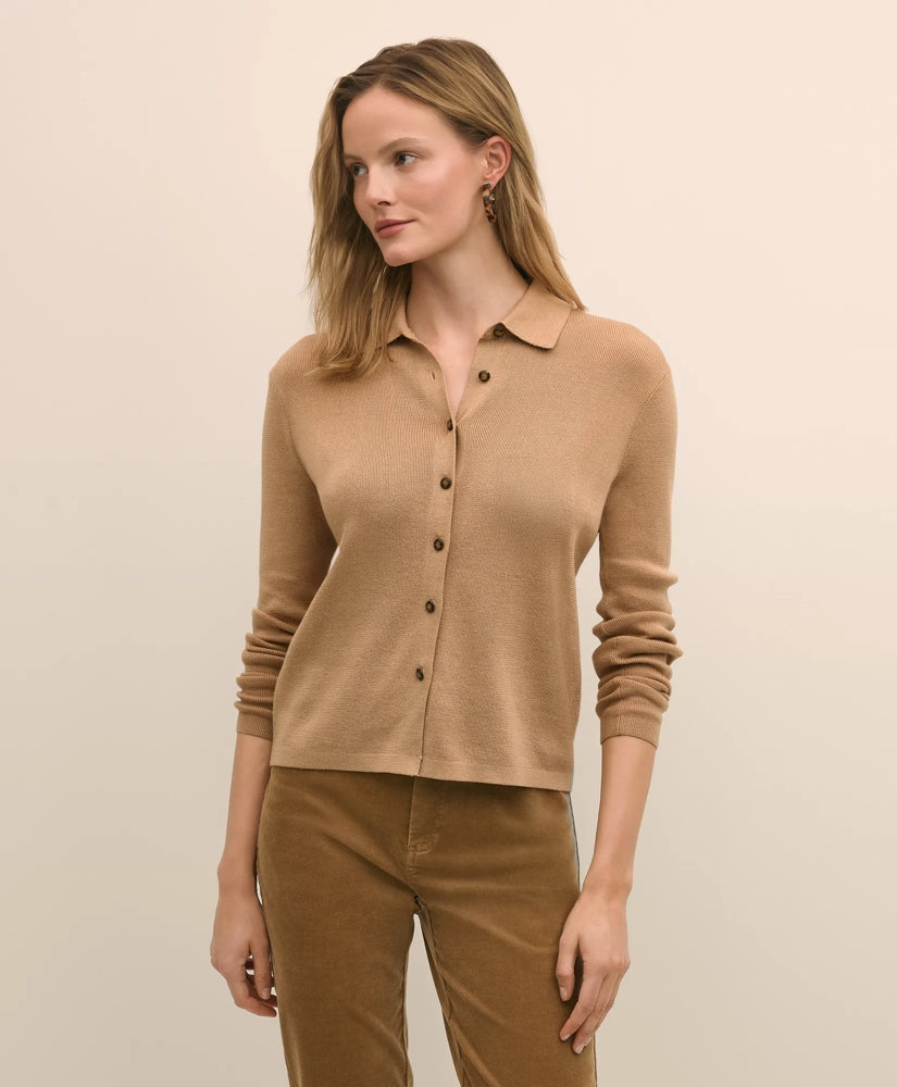 Mercerized Cotton Polo Cardigan | Brooks Brothers cheap