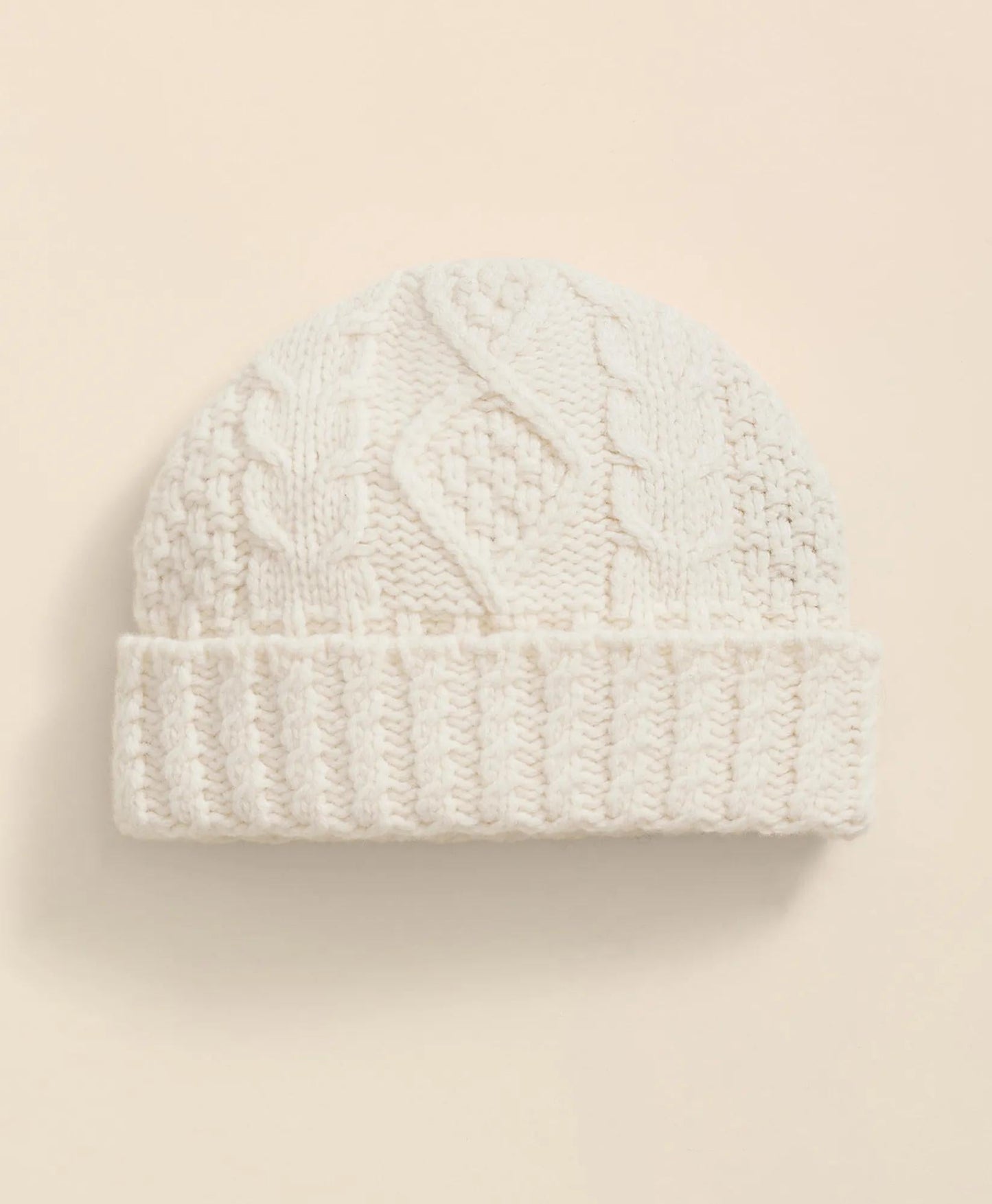 Merino Wool Aran Knit Hat | Brooks Brothers for sale