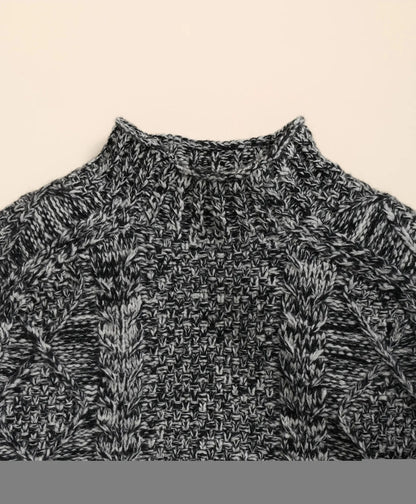 Merino Wool Aran Marled Mock Neck Sweater | Brooks Brothers sale