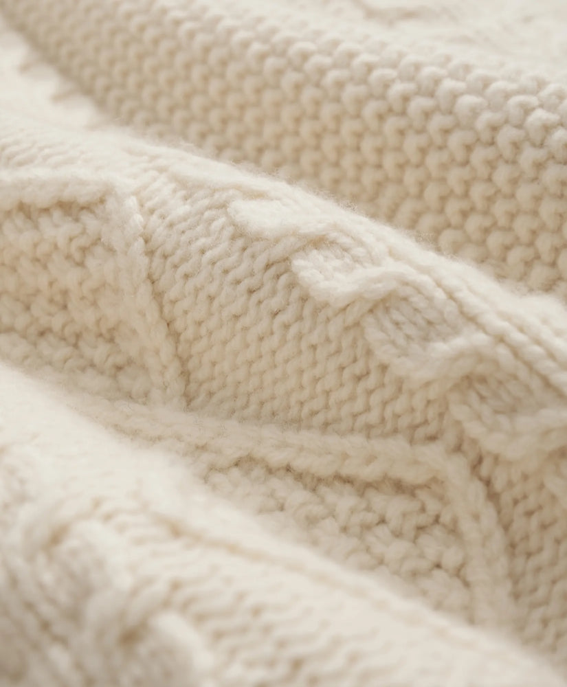 Merino Wool Archive Aran Turtleneck Sweater | Brooks Brothers online