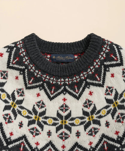 Merino Wool Archive Fair Isle Sweater | Brooks Brothers on sale