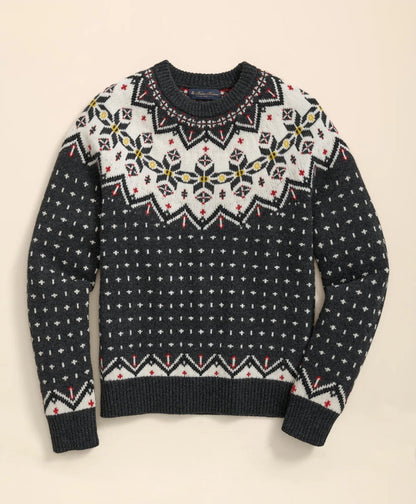 Merino Wool Archive Fair Isle Sweater | Brooks Brothers on sale
