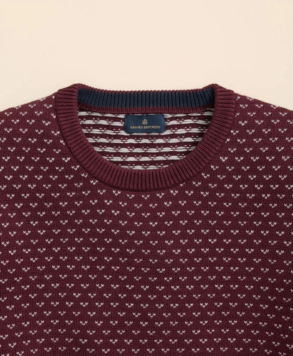 Cotton Dot Sweater | Brooks Brothers sale