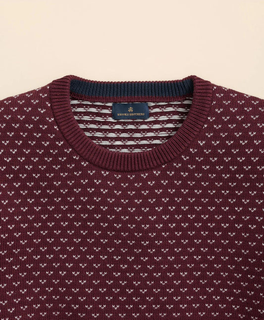 Cotton Dot Sweater | Brooks Brothers sale