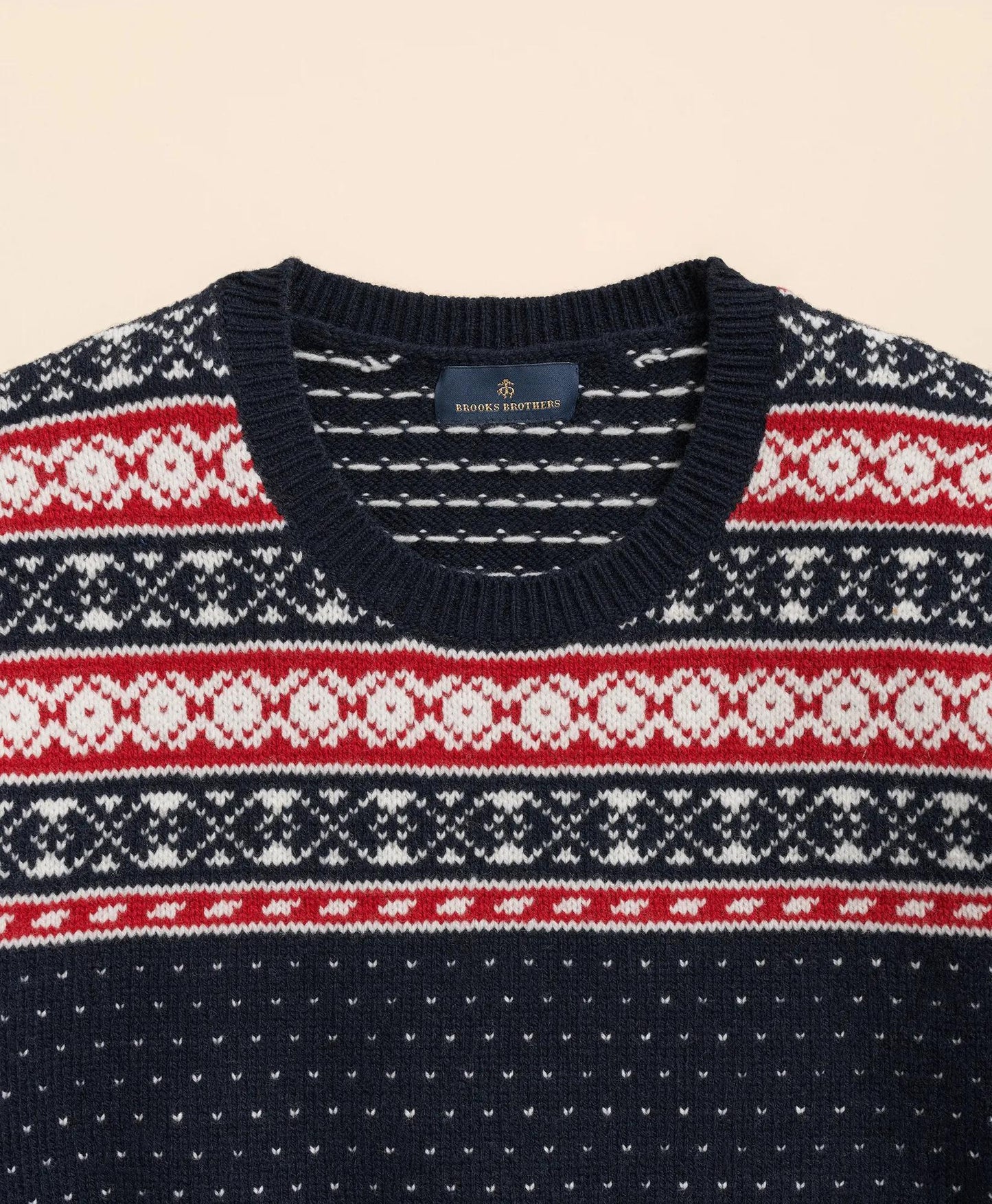 Merino-Wool Blend Fair Isle Sweater | Brooks Brothers on sale