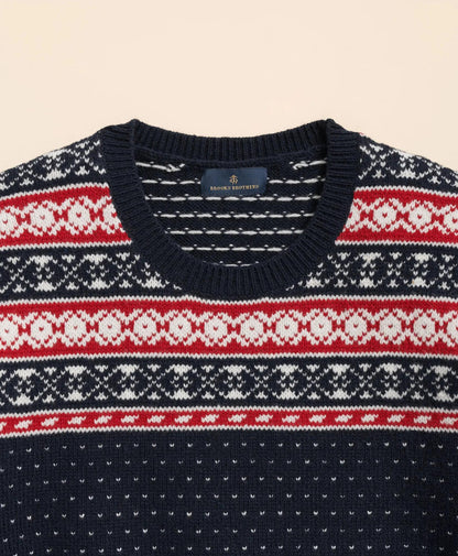 Merino-Wool Blend Fair Isle Sweater | Brooks Brothers on sale