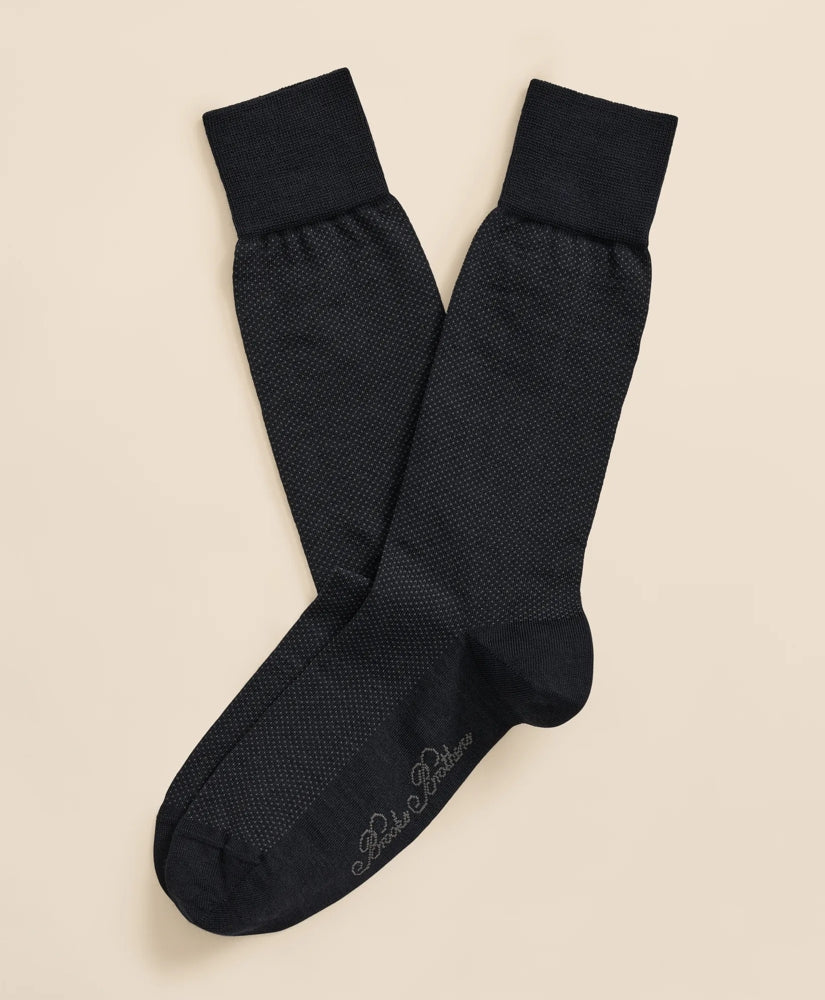 Merino-Wool-Blend Mini Dot Socks | Brooks Brothers for sale - US 3334