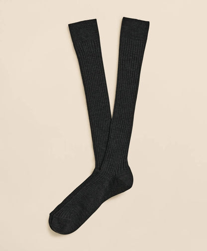 Merino Wool Blend Over-the-Calf Ribbed Socks | Brooks Brothers sale - US 3233
