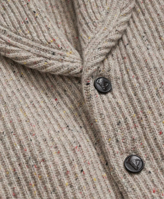 Merino Wool Donegal Shawl Cardigan | Brooks Brothers online