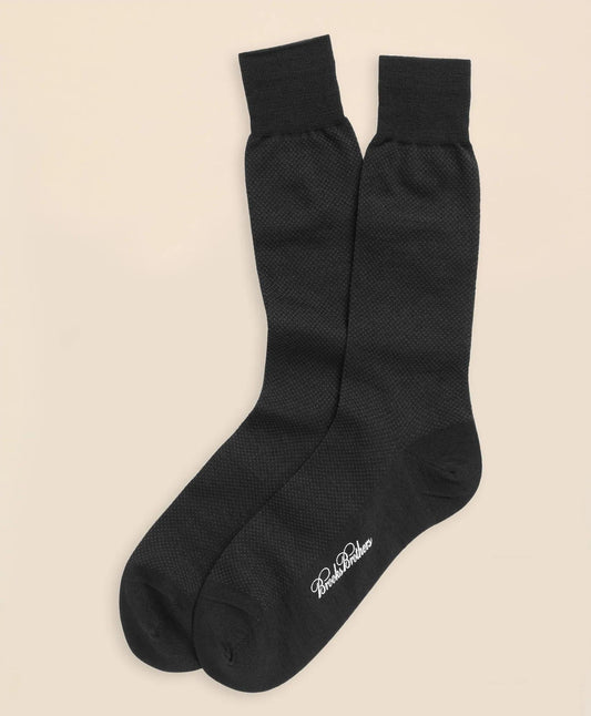 Merino Wool Mini Dot Crew Socks | Brooks Brothers on sale