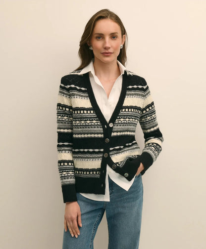 Merino Wool Pointelle Cardigan | Brooks Brothers sale