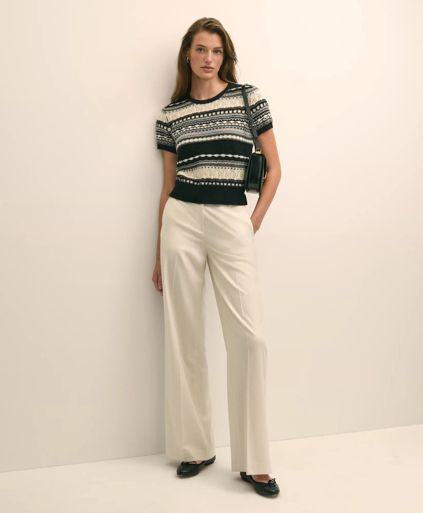 Merino Wool Pointelle Sweater Shell | Brooks Brothers sale