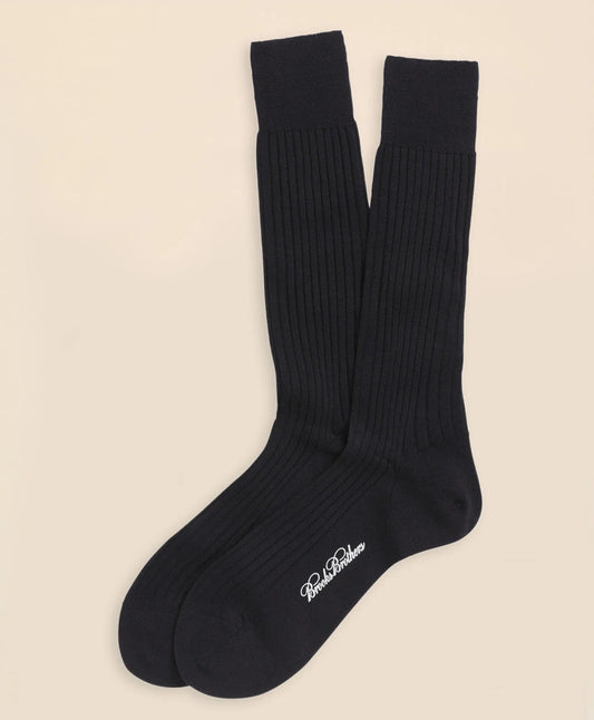 Merino Wool Ribbed Crew Socks | Brooks Brothers discount - US 9505