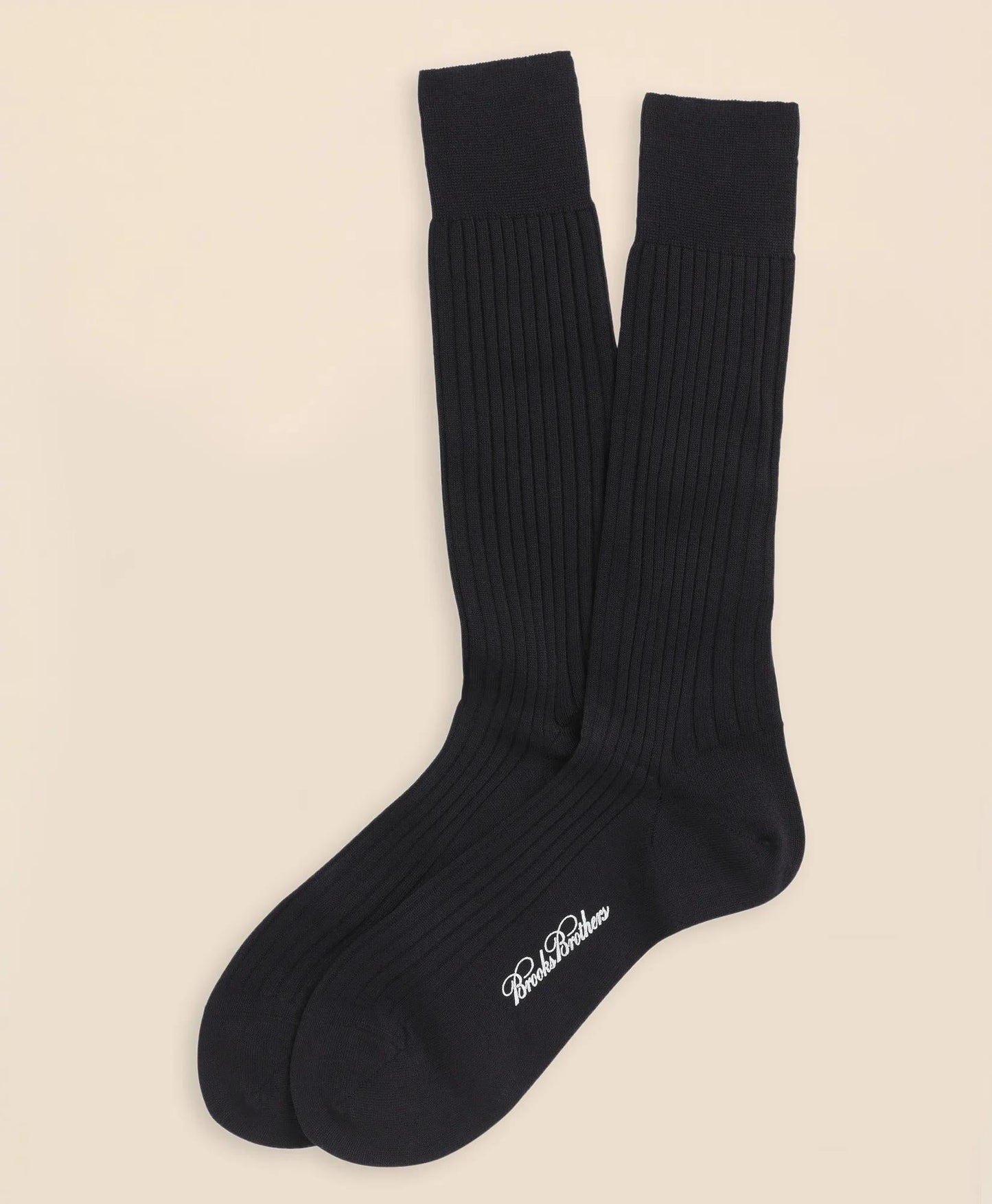 Merino Wool Ribbed Crew Socks | Brooks Brothers discount