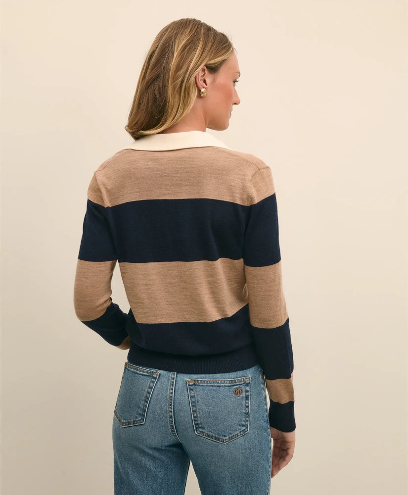 Merino Wool Rugby Sweater | Brooks Brothers for sale