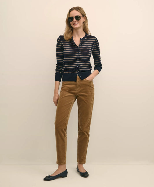 Merino Wool Striped Cardigan | Brooks Brothers online shop