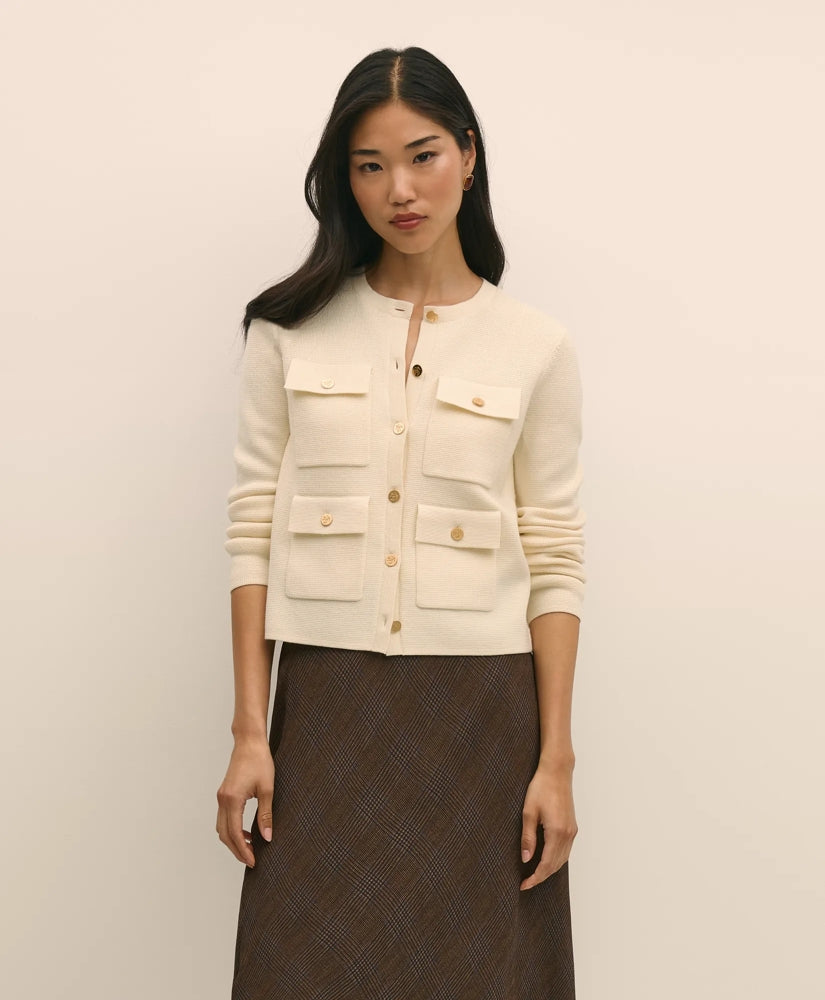 Merino Wool Sweater Jacket | Brooks Brothers for sale