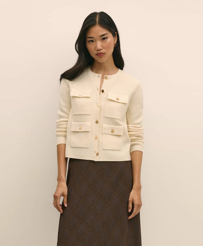 Merino Wool Sweater Jacket | Brooks Brothers for sale