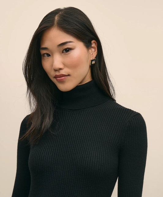 Merino Wool Turtleneck Dress | Brooks Brothers cheap