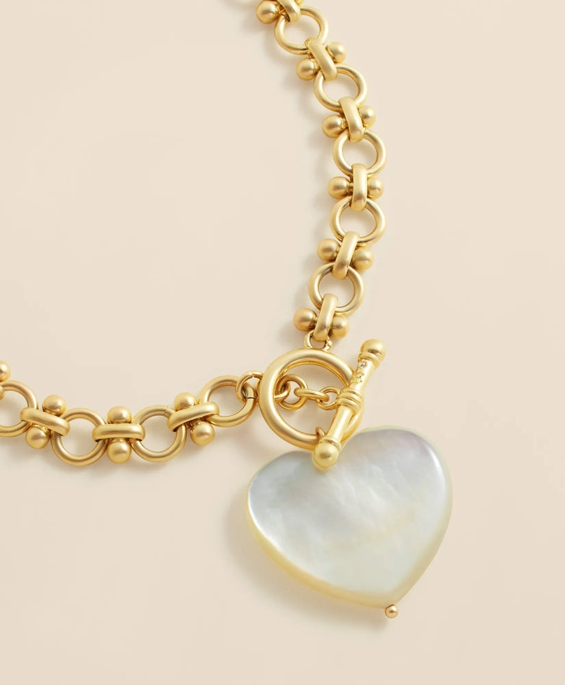 Necklace with Mother-Of-Pearl Heart Pendant | Brooks Brothers online