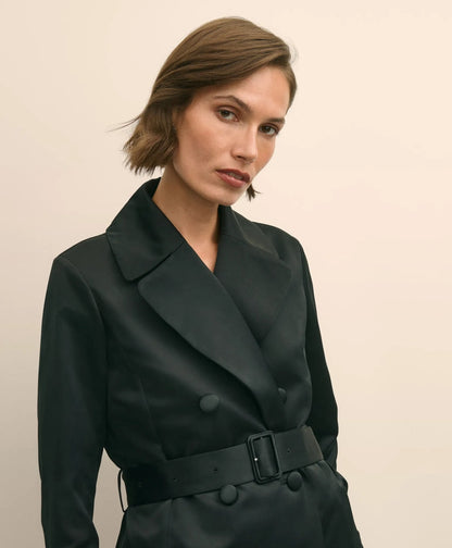 Taffeta Belted Trench Coat | Brooks Brothers for sale
