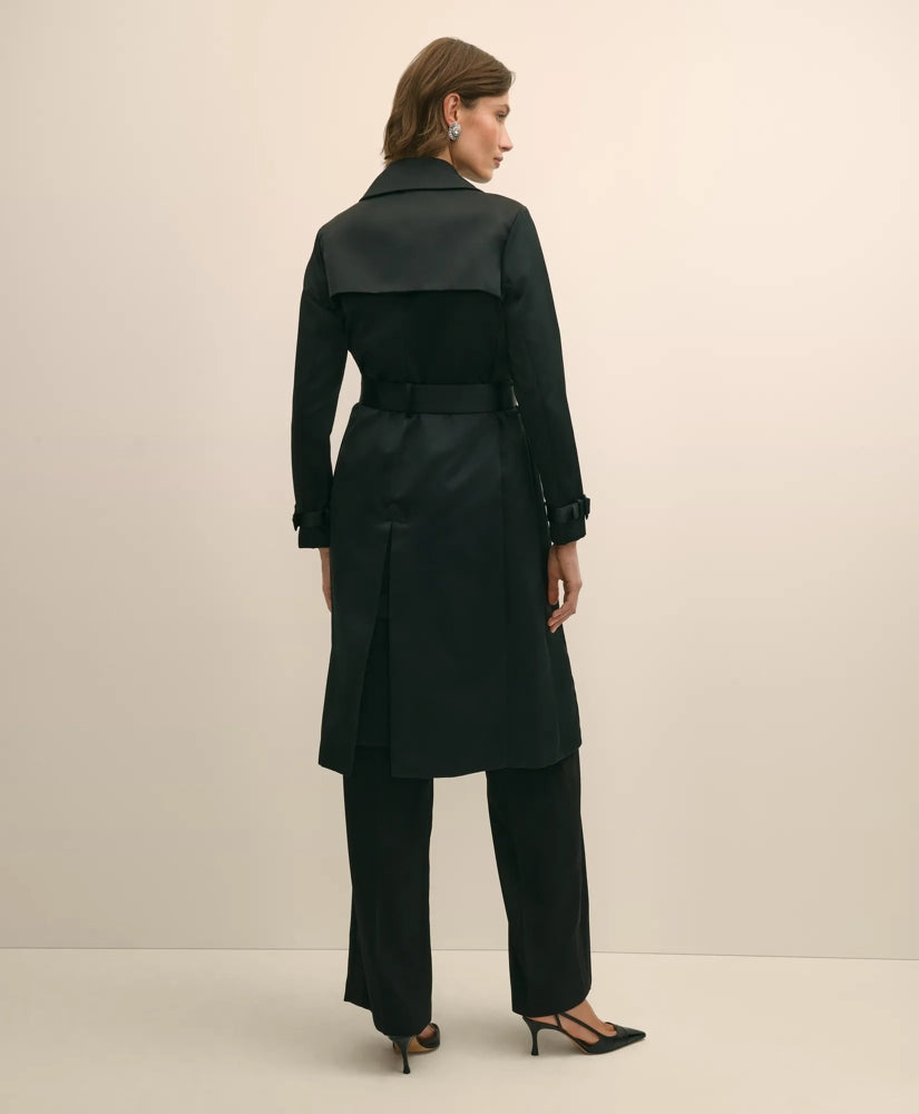 Taffeta Belted Trench Coat | Brooks Brothers for sale