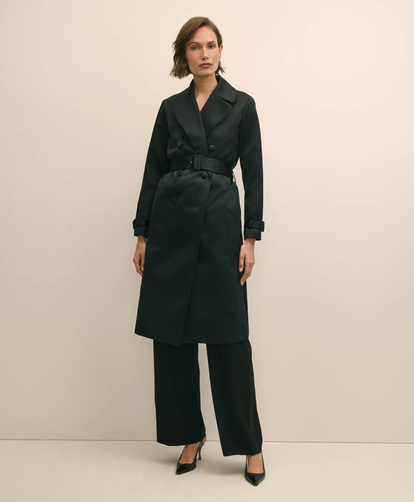 Taffeta Belted Trench Coat | Brooks Brothers for sale
