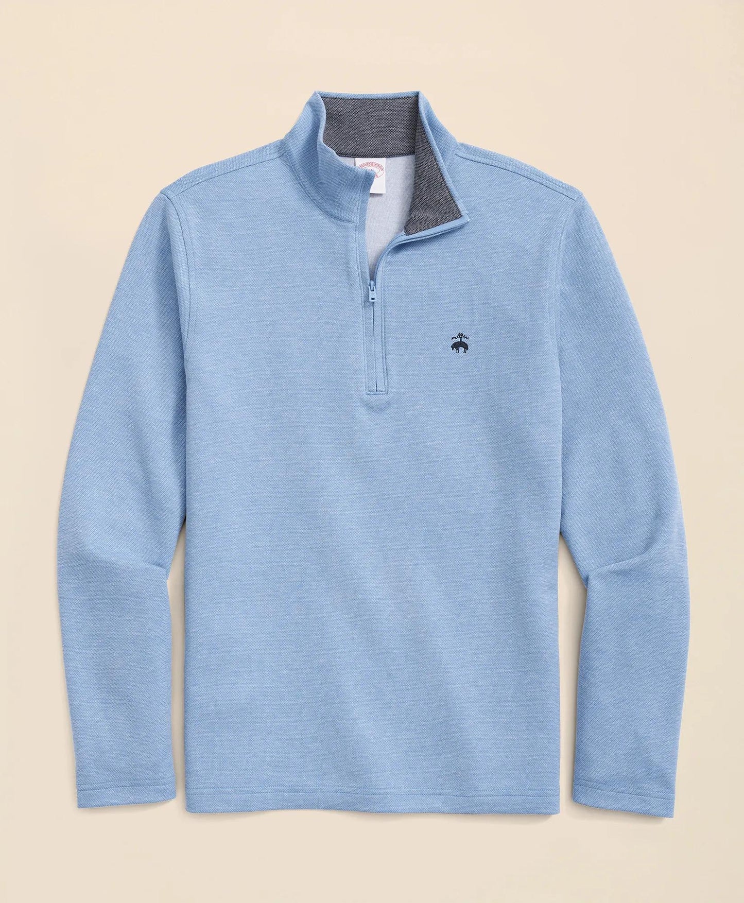 Cotton Blend Pique Quarter-Zip | Brooks Brothers for sale