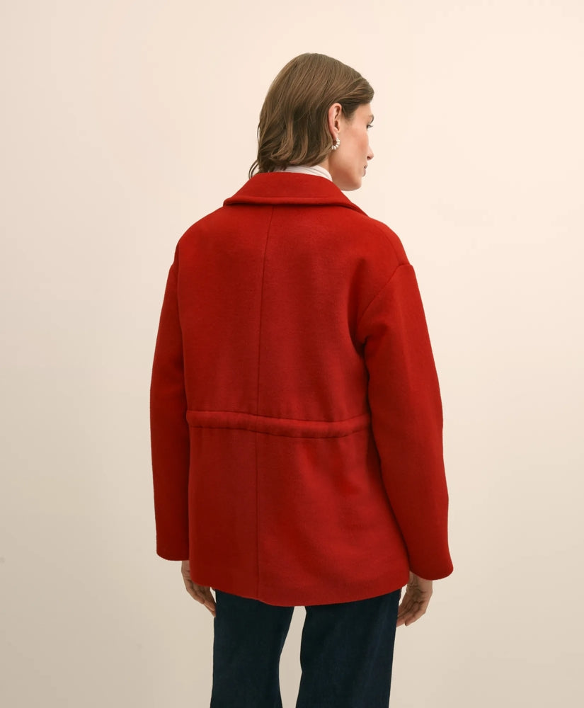 Wool Double-Faced Drawstring Waist Coat | Brooks Brothers cheap