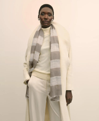 Wool-Silk Blend Shimmer Scarf | Brooks Brothers discount