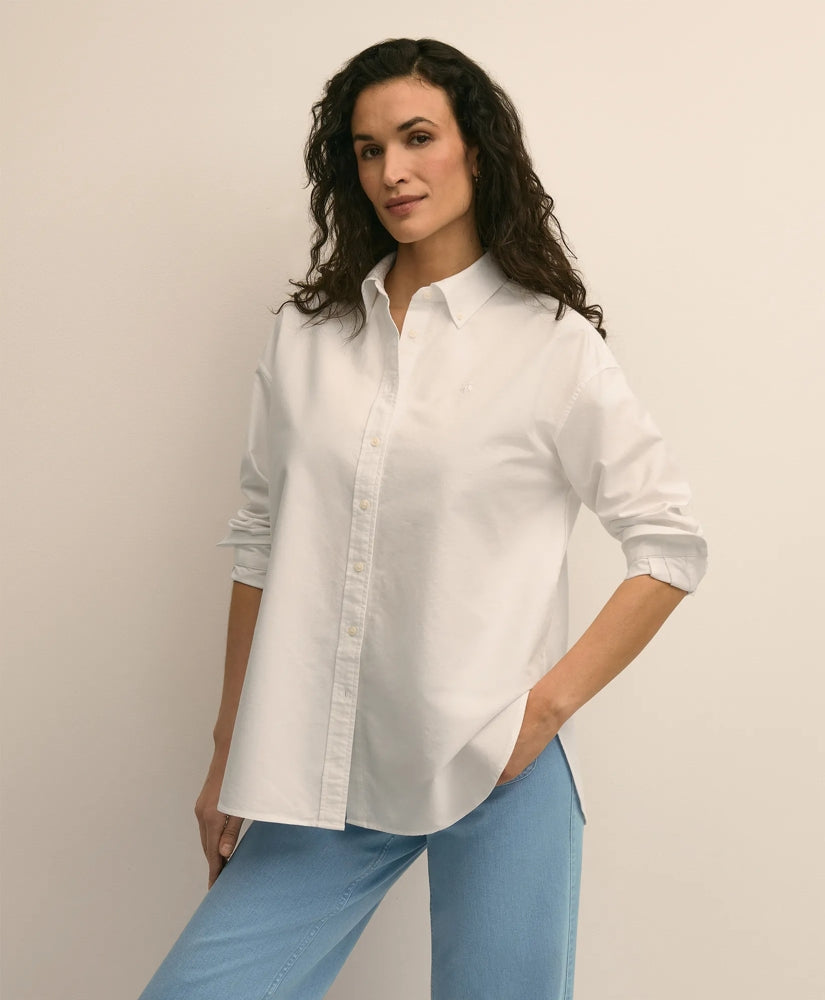 Oversized Cotton Oxford Shirt | Brooks Brothers online