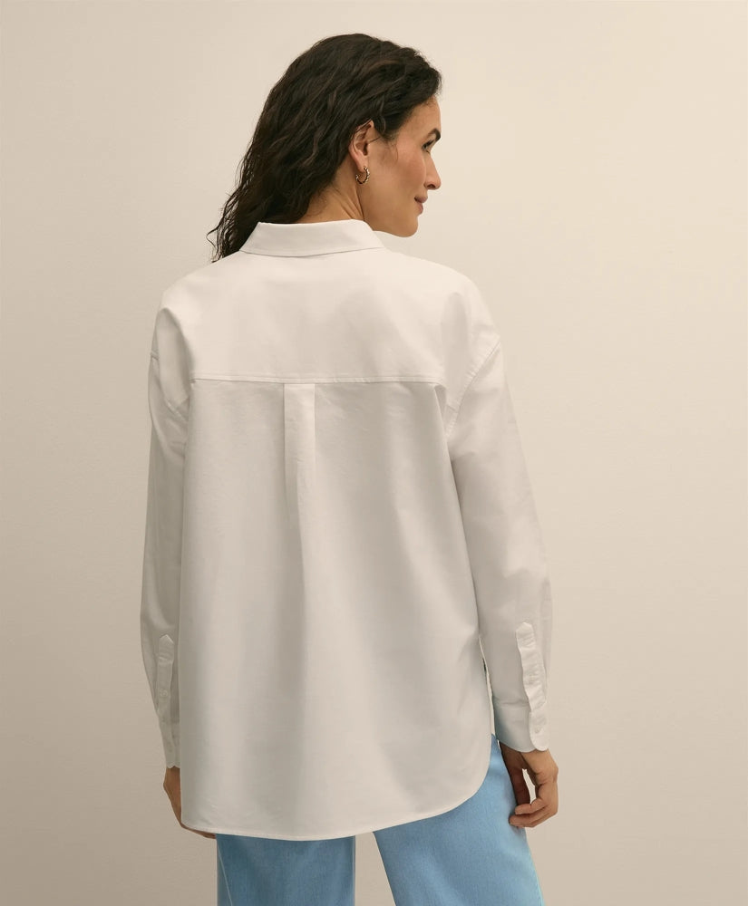 Oversized Cotton Oxford Shirt | Brooks Brothers online