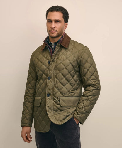 Paddock Diamond Quilted Coat | Brooks Brothers on sale