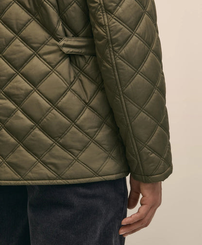 Paddock Diamond Quilted Coat | Brooks Brothers on sale