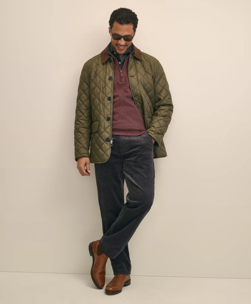 Paddock Diamond Quilted Coat | Brooks Brothers on sale