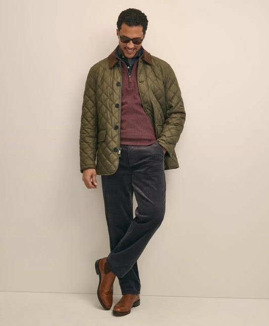 Paddock Diamond Quilted Coat | Brooks Brothers on sale