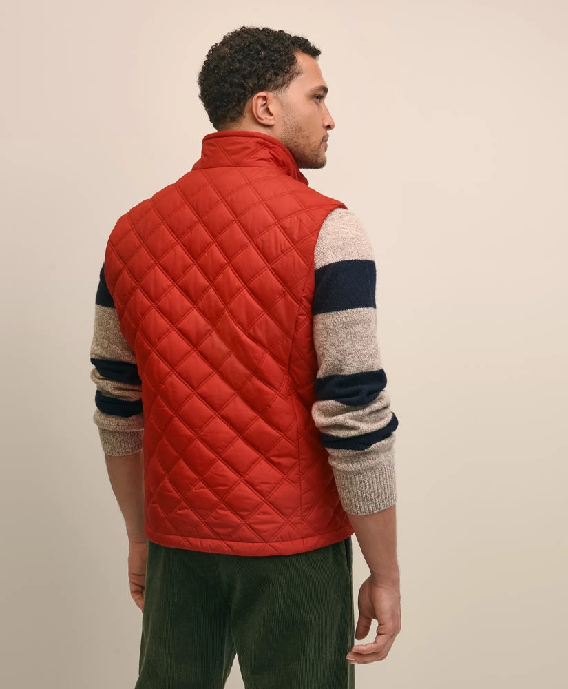 Paddock Diamond Quilted Vest | Brooks Brothers on sale